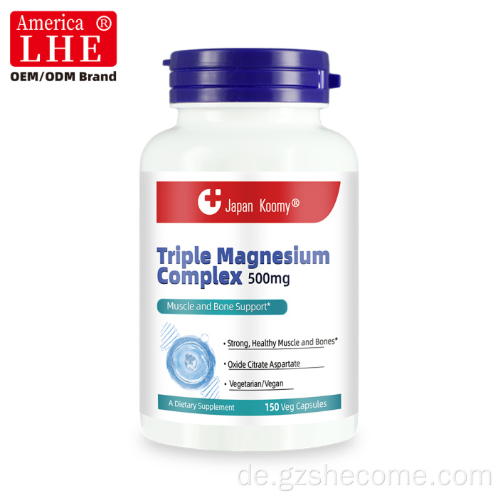 Shecome Triple Magnesium Complex Extract unterstützt die Gelenke
